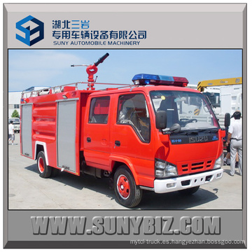 2000L Isuzu 4X2 Pequeño camión de bomberos